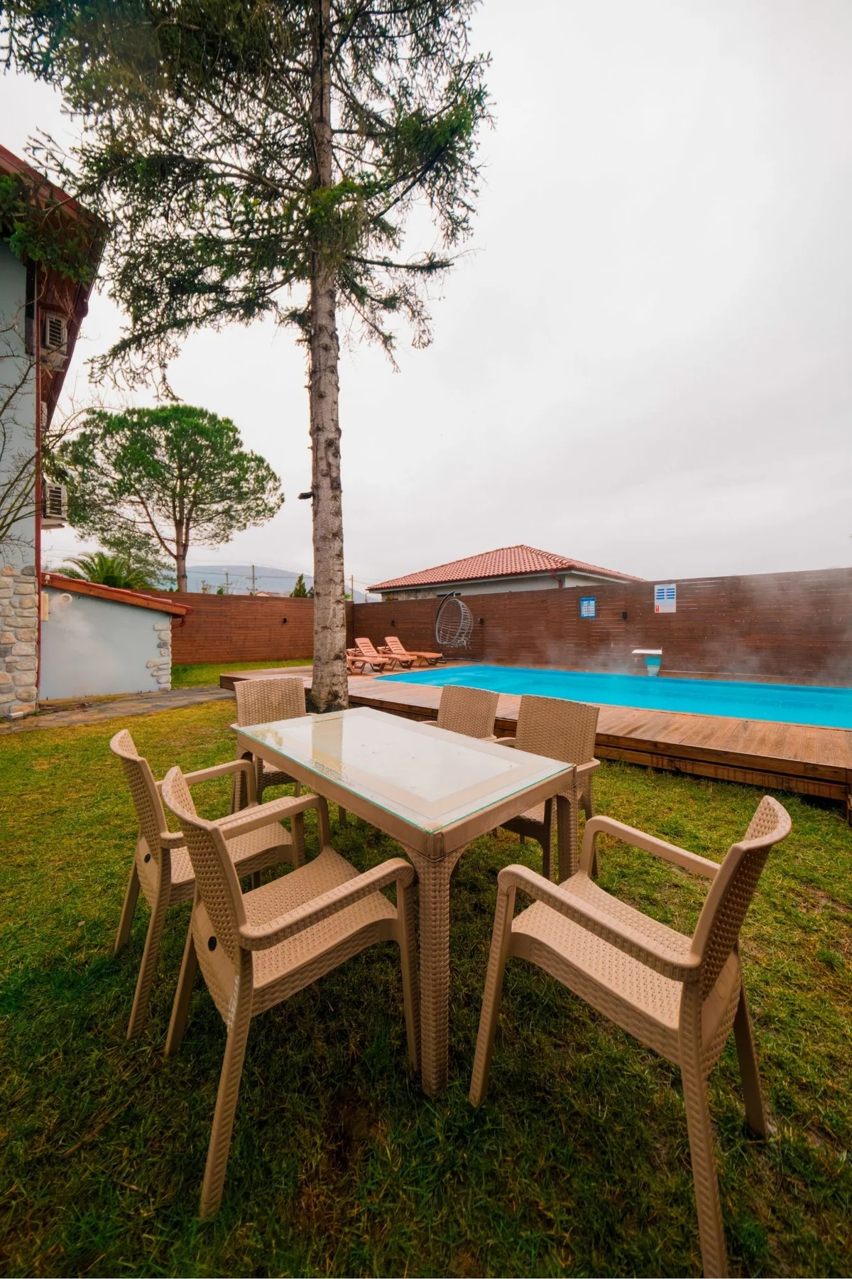 M6 Villa sunset terrace view